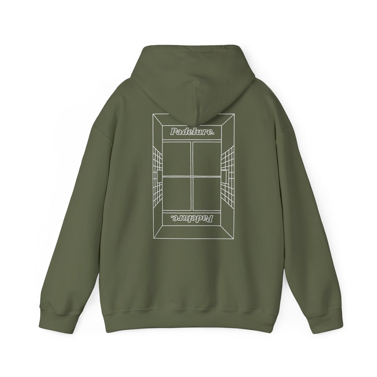 Hooded Sweatshirt Outlined Court