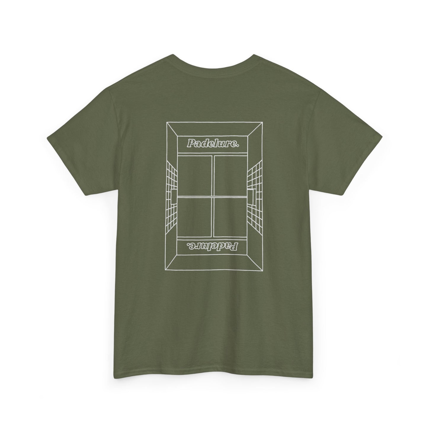 Casual Padelure. Tee - outlined court