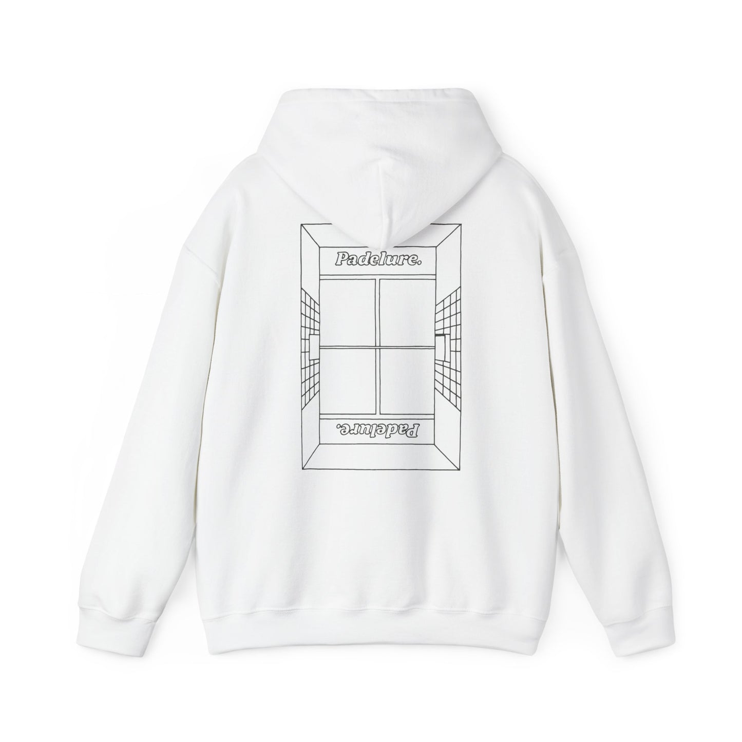 Hooded Sweatshirt Outlined Court