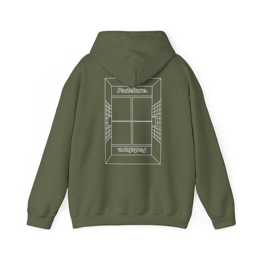 Hooded Sweatshirt Outlined Court