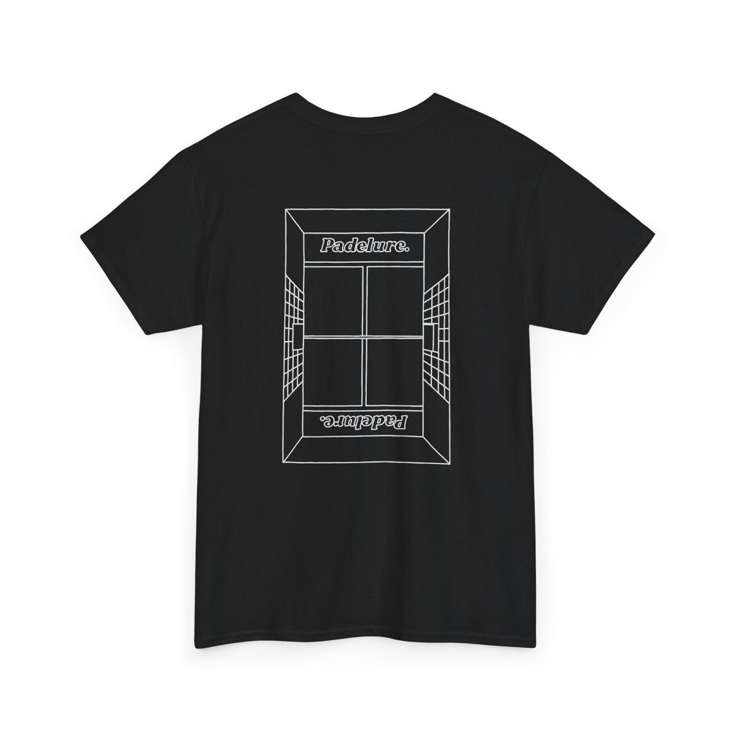 Casual Padelure. Tee - outlined court