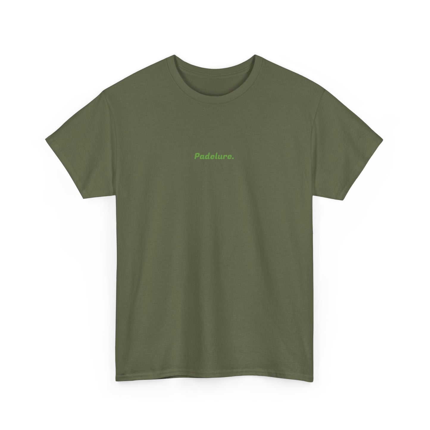 Casual Padelure. Tee - drawed outlined court