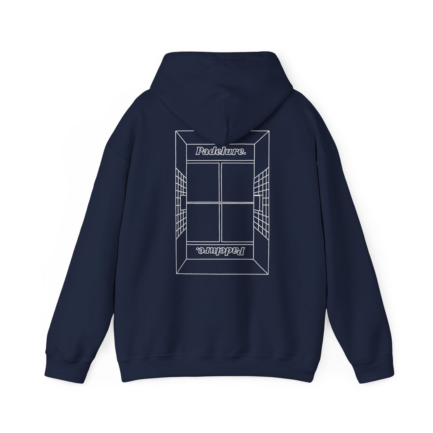 Hooded Sweatshirt Outlined Court
