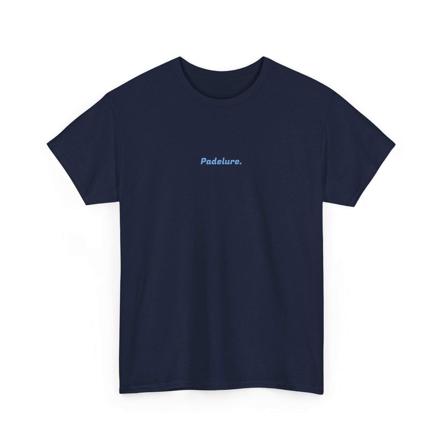 Casual Padelure. Tee - drawed outlined court