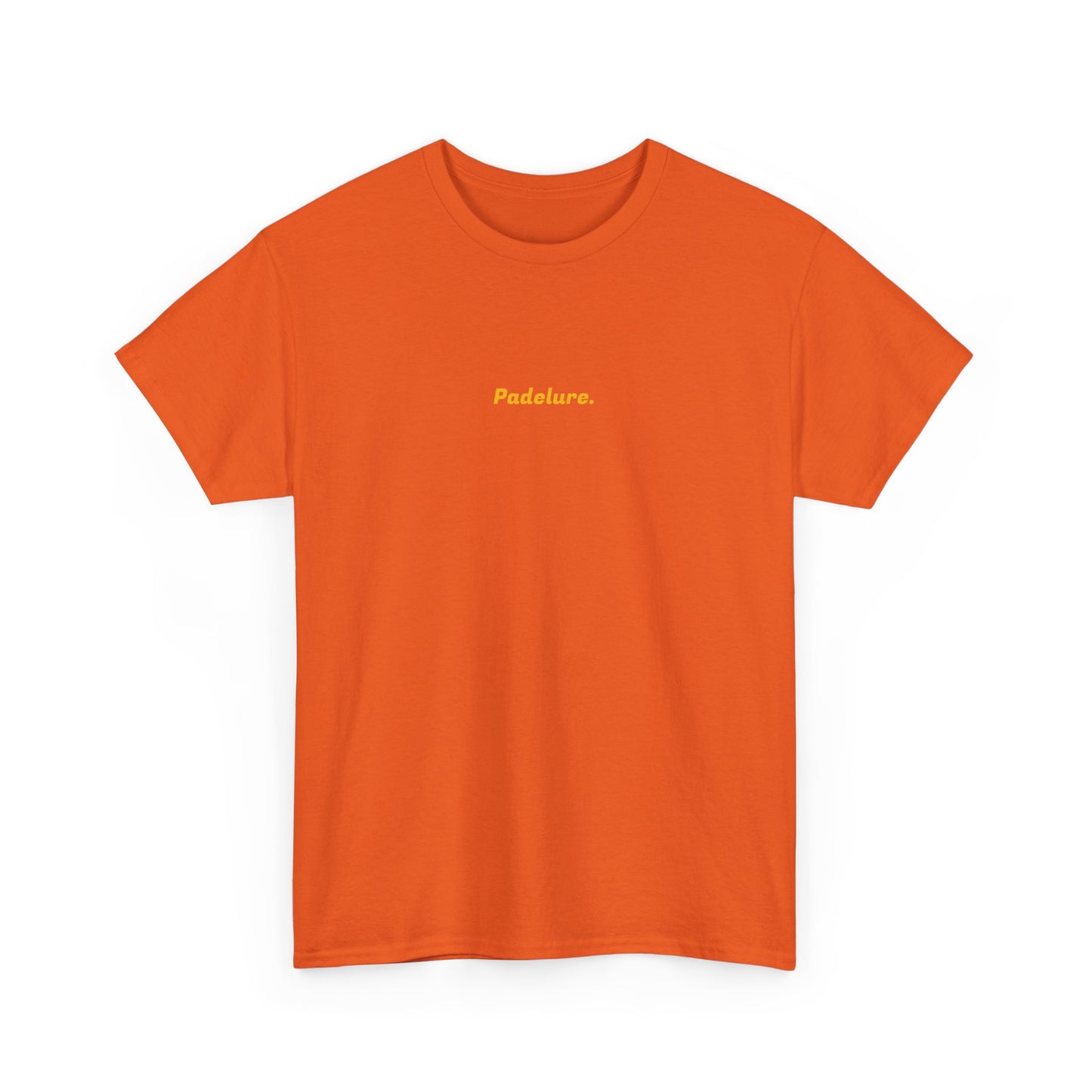 Casual Padelure. Tee - drawed outlined court