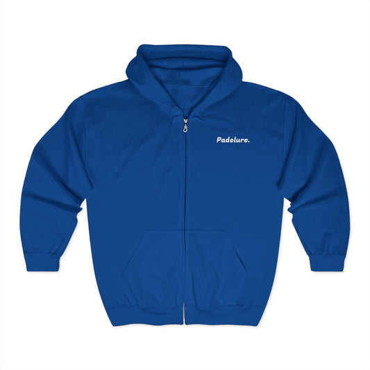Full Zip Hooded Sweatshirt Padelure. Blue