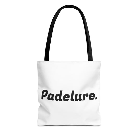 Tote Bag White Outlined.