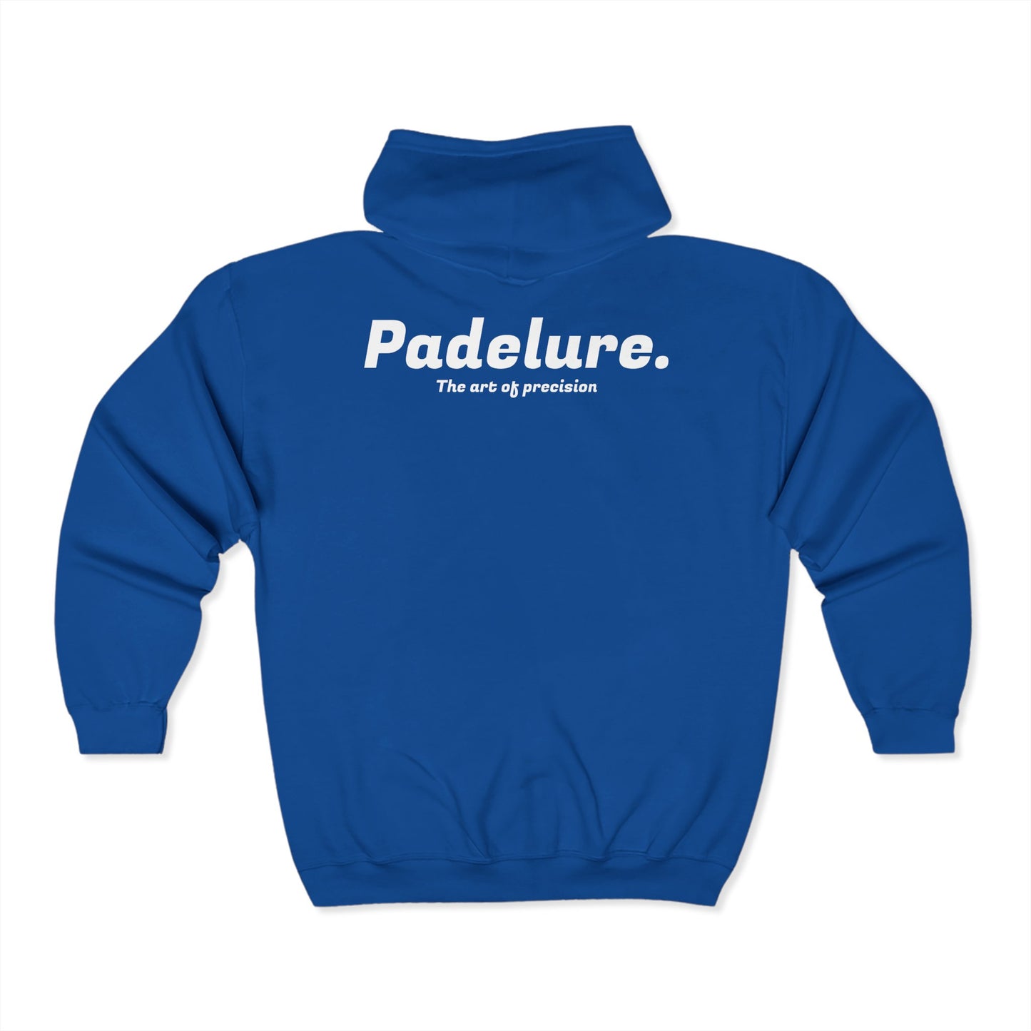 Full Zip Hooded Sweatshirt Padelure. On The Back Blue