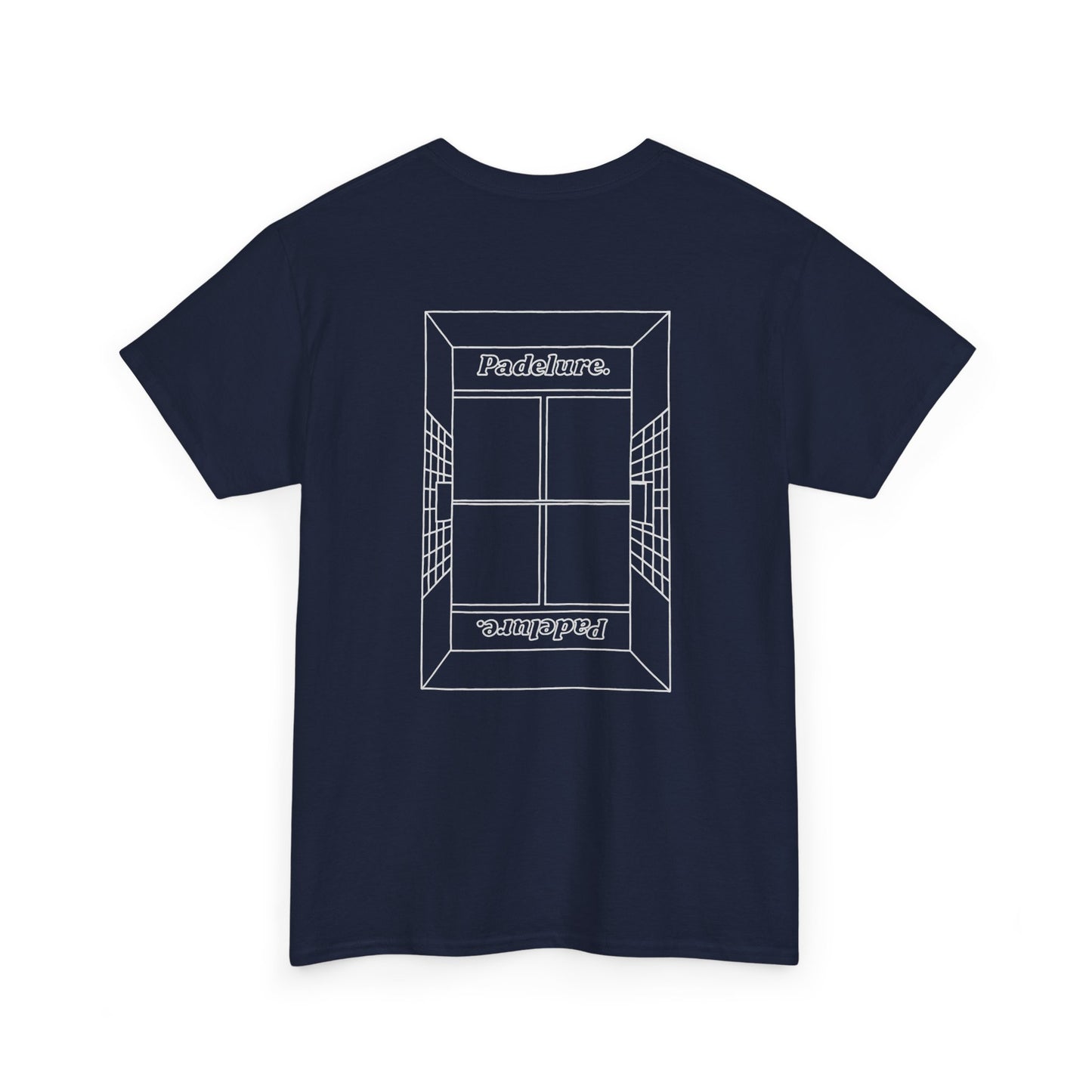 Casual Padelure. Tee - outlined court