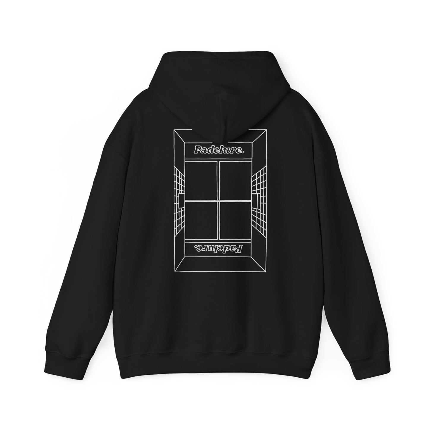 Hooded Sweatshirt Outlined Court