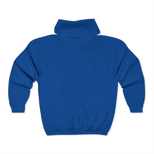 Full Zip Hooded Sweatshirt PDLR. Blue