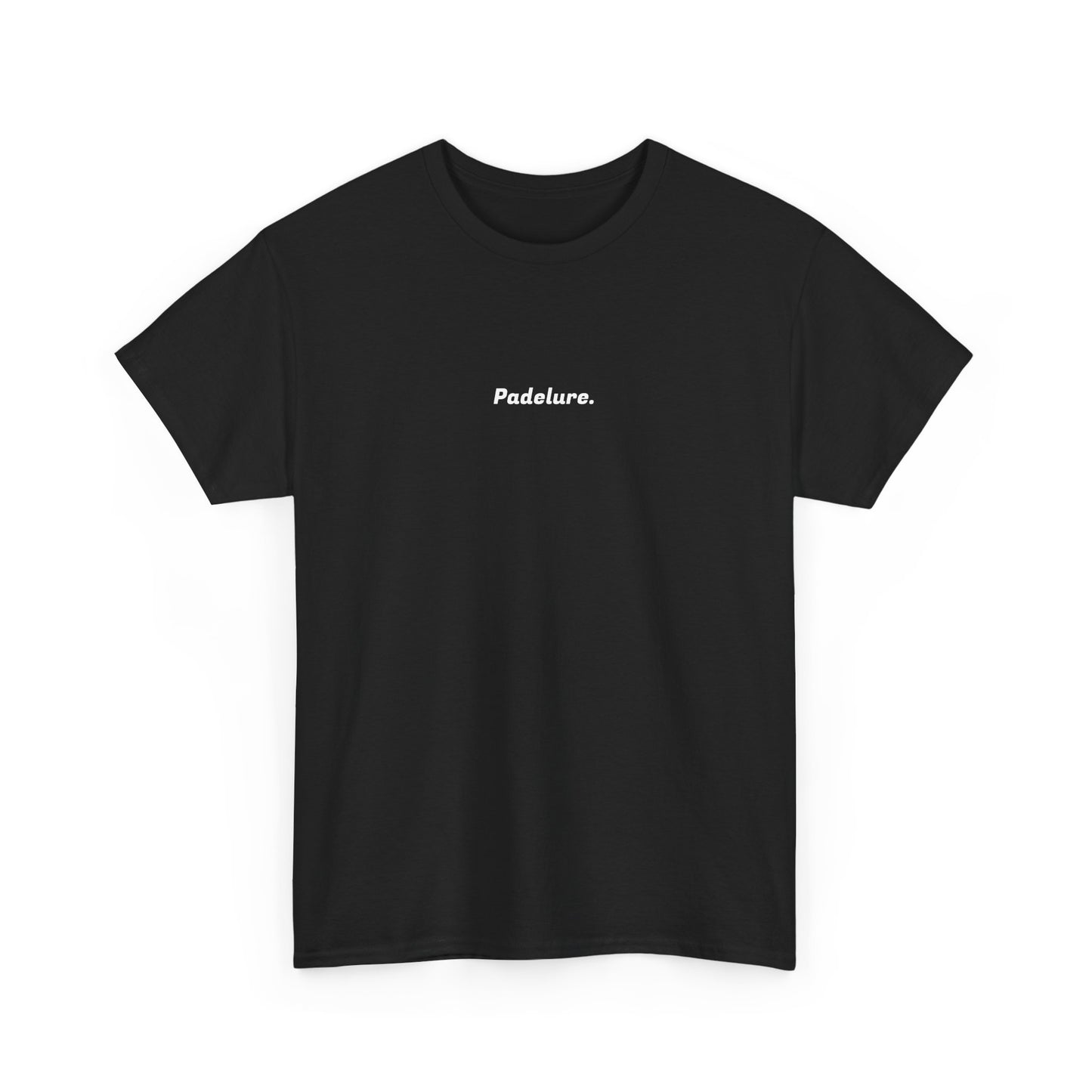 Casual Padelure. Tee - drawed outlined court