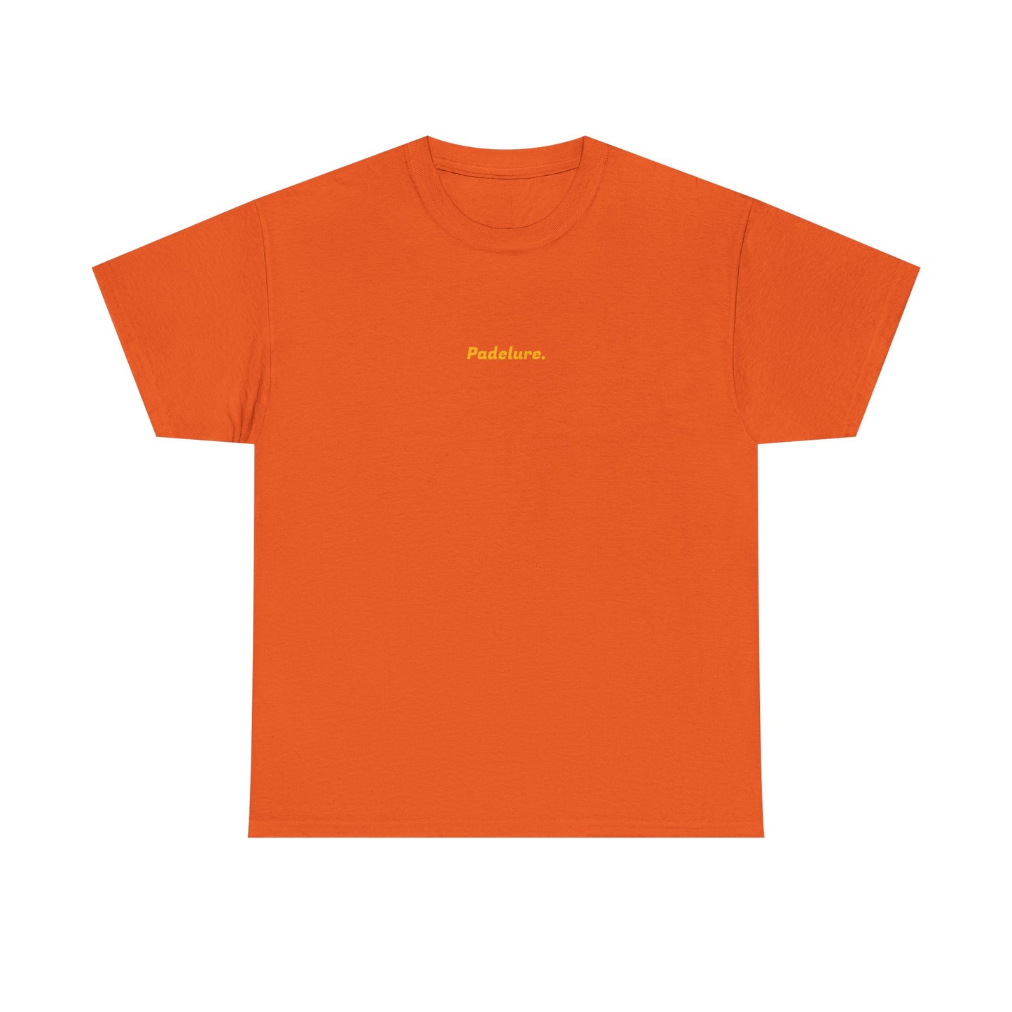 Casual Padelure. Tee - drawed outlined court