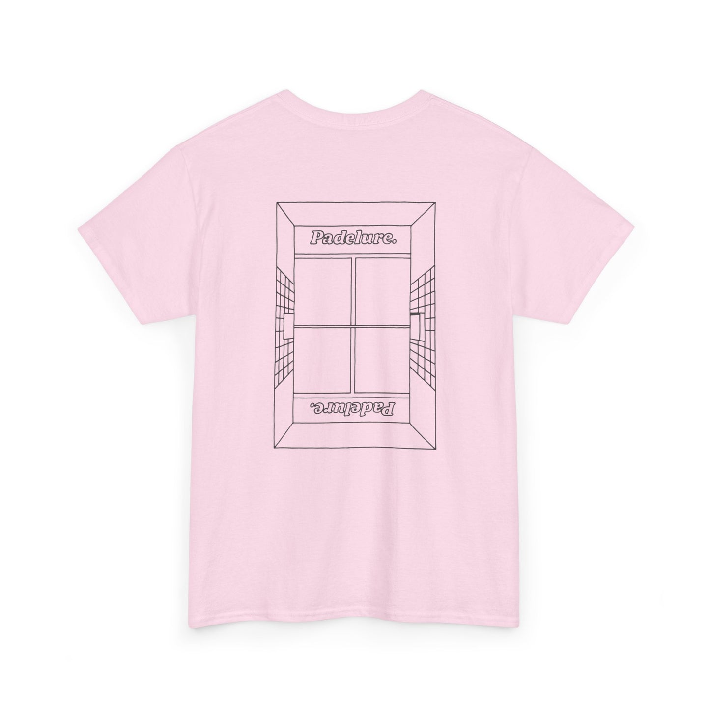 Casual Padelure. Tee - outlined court