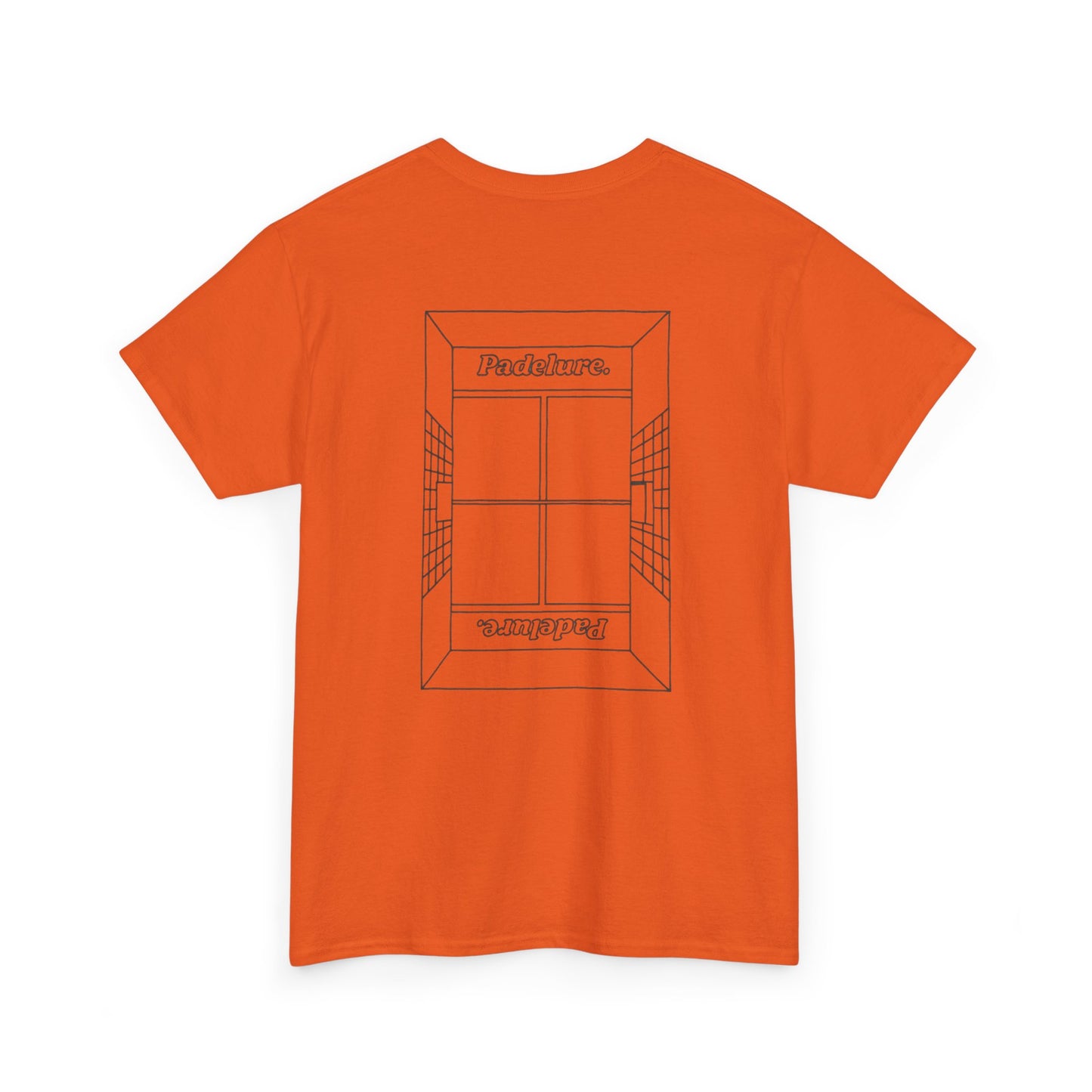 Casual Padelure. Tee - outlined court